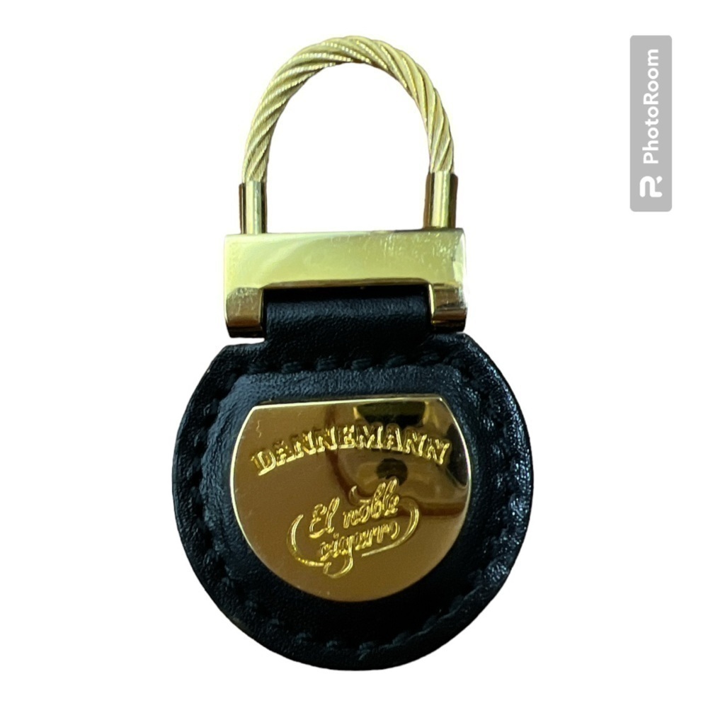 Dannemann Cigars Black & Gold Tone Key Chain Key Chains